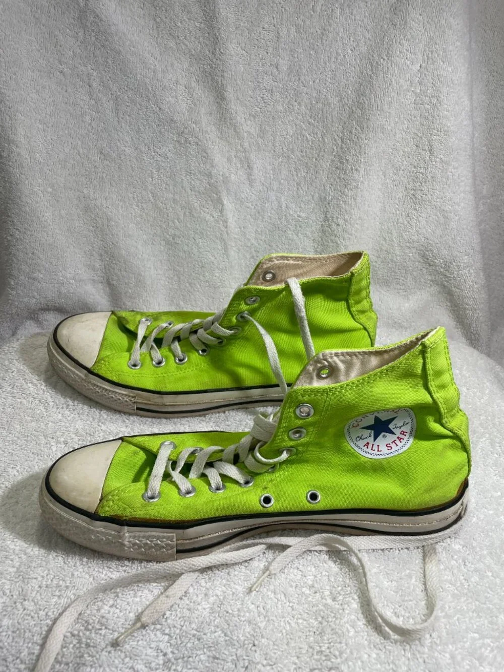 Converse All Star Chuck Taylor High Top Sneakers Shoes Womens Size 10 Green